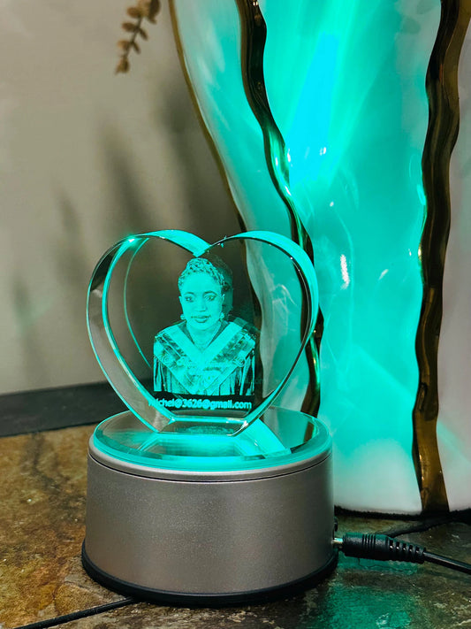 3D Crystal Heart